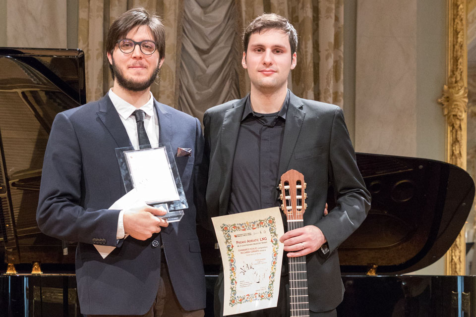 I vincitori del Premio "Adriatic LNG dà il LA ai giovani musicisti veneti" 2017
