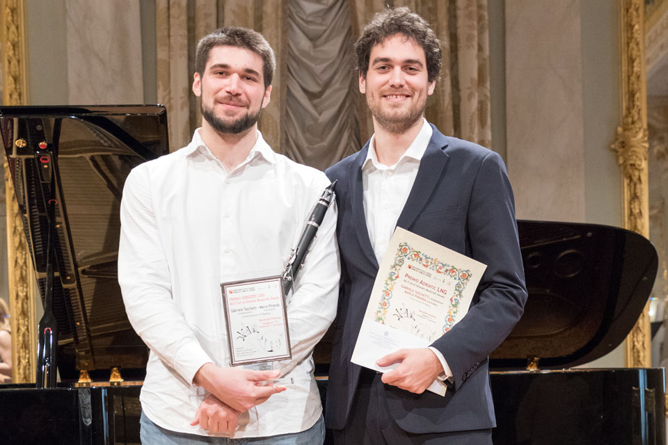 I vincitori del Premio "Adriatic LNG dà il LA ai giovani musicisti veneti" 2017