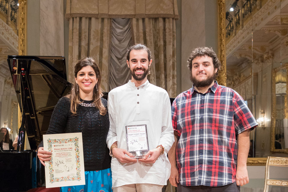 I vincitori del Premio "Adriatic LNG dà il LA ai giovani musicisti veneti" 2017