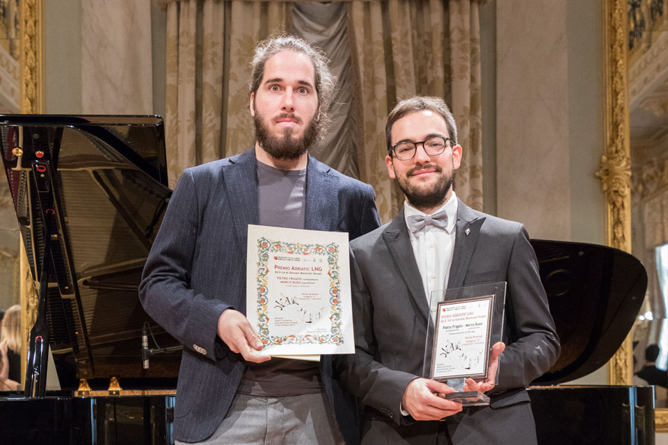 I vincitori del Premio "Adriatic LNG dà il LA ai giovani musicisti veneti" 2017