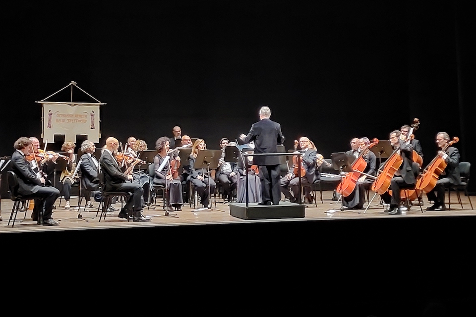 The orchestra of the Accademia veneta dello spettacolo